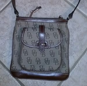 Genuine Brown Dooney Bourke Crossbody Purse